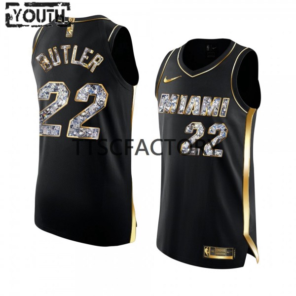 Miami Heat Trikot Jimmy Butler 22 Nike 2022 Playoffs Schwarz Swingman - Kinder Miami Heat Trikot Jimmy Butler 22 Nike 2022 Playoffs Schwarz Swingman - Kinder